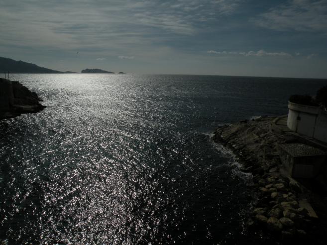  reflets du soleil dans la mer